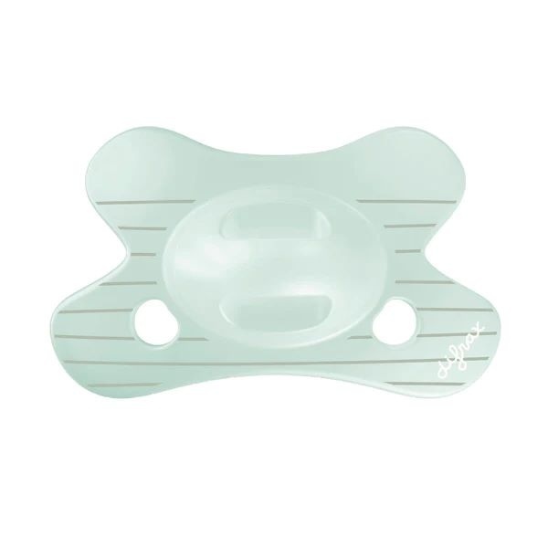 Difrax Fopspeen Natural Little Venture 0-6 Maanden Stripy Mint (1 stuk)