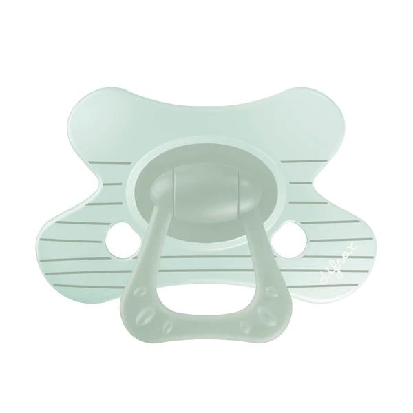 Difrax Fopspeen Natural Little Venture 12+ Maanden Stripy Mint (1 stuk)