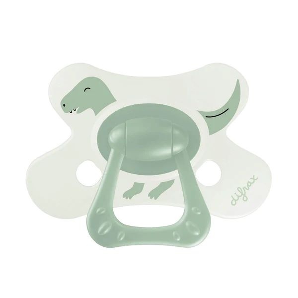 Difrax Fopspeen Natural Little Venture 18+ Maanden Little Green Dino (1 stuk)
