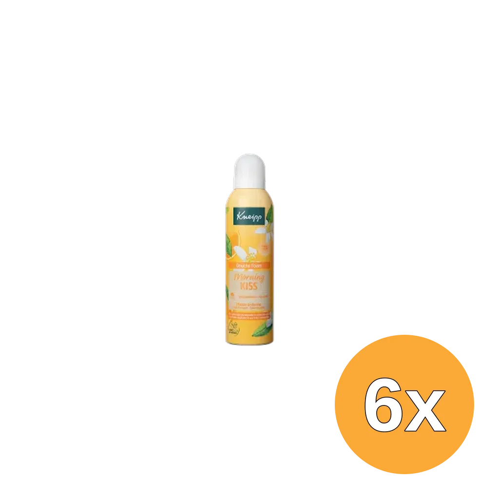 6x Kneipp Douche Foam Morning Kiss (200 ml)