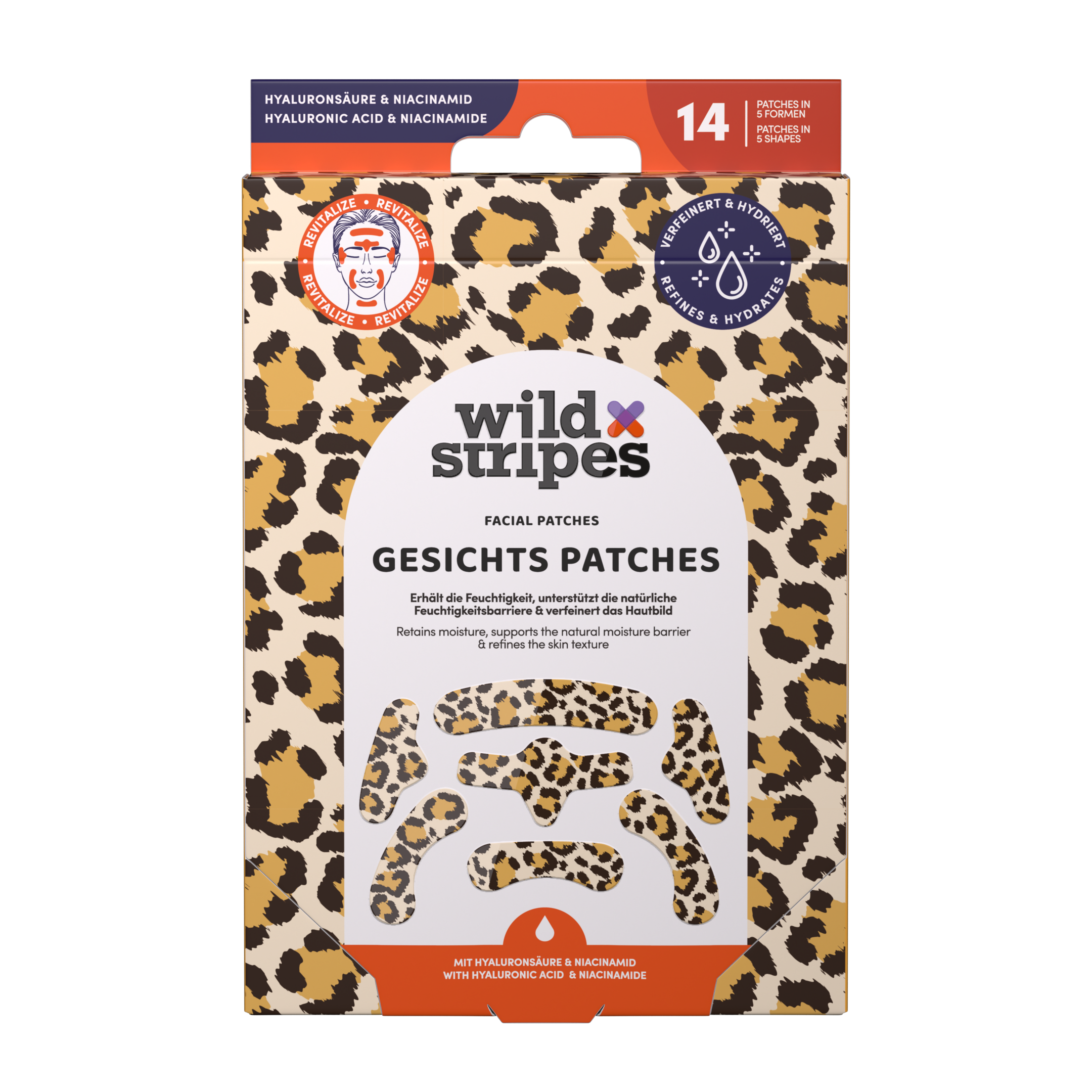 Wild Stripes Facial Patches Animal Leo (14 stuks)