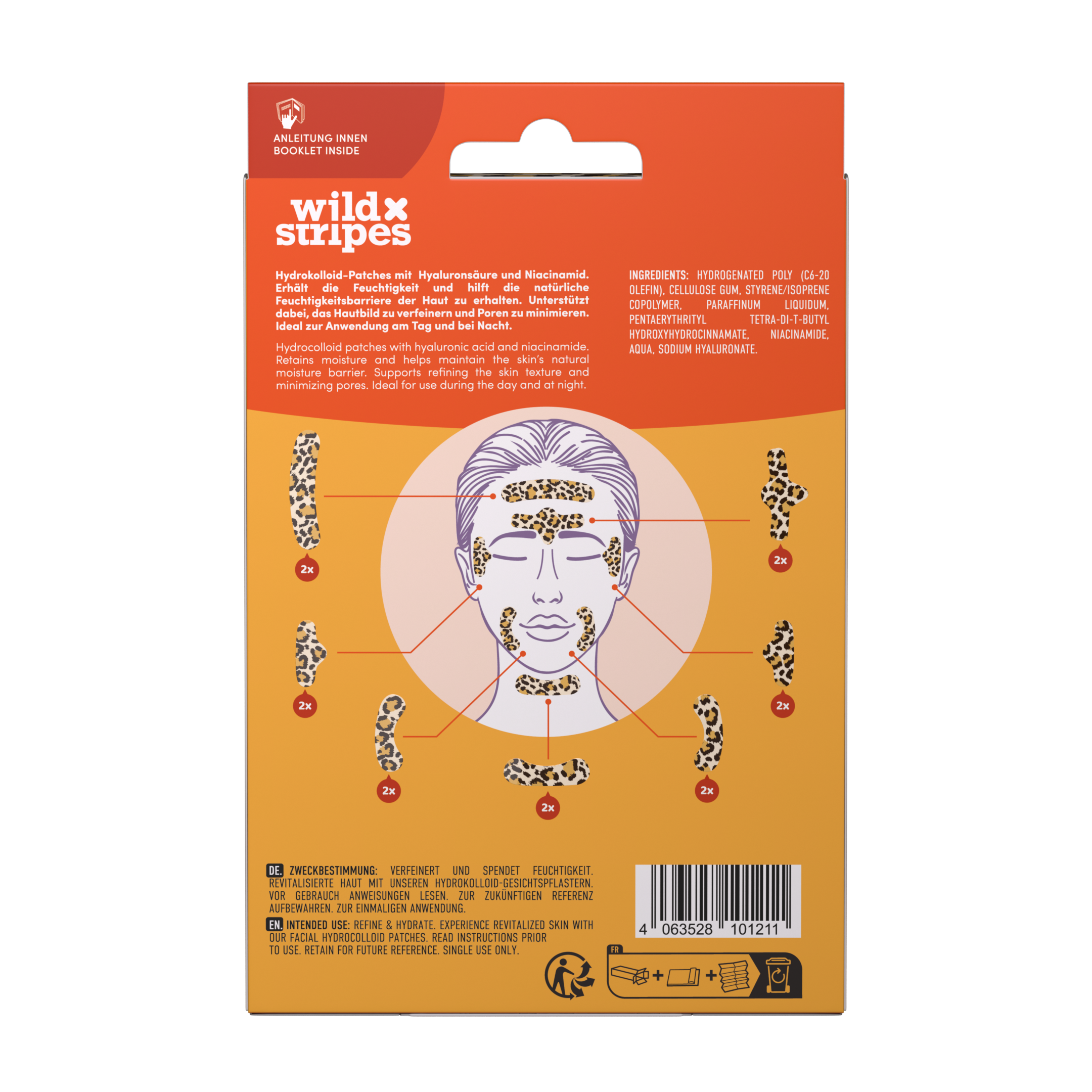 Wild Stripes Facial Patches Animal Leo (14 stuks) - image 3
