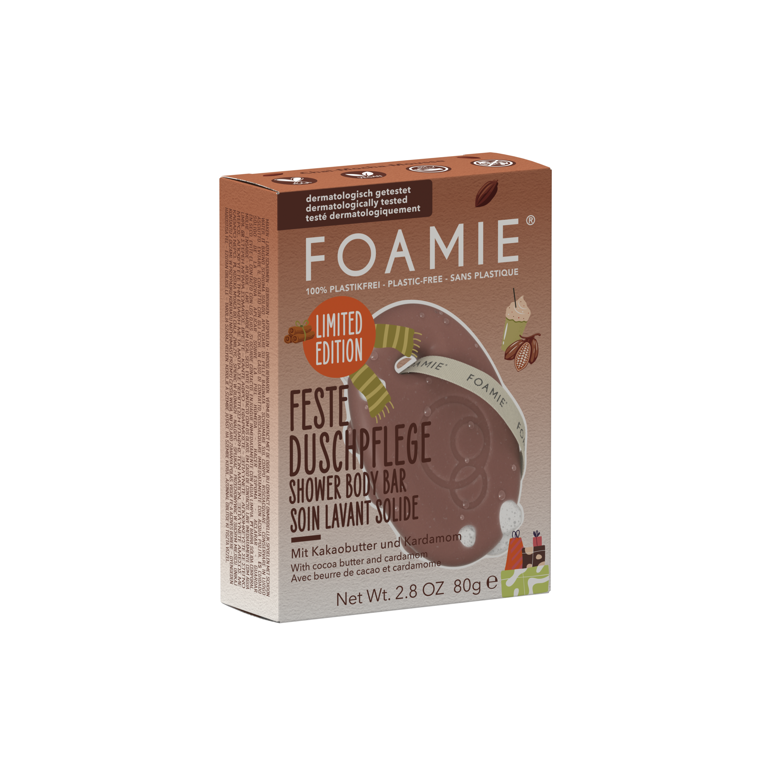 Foamie Shower Bar Chai-mocha-mousse Winter (80 gr)
