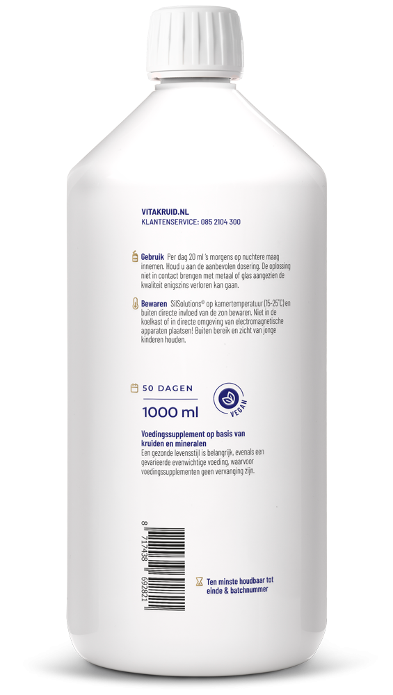 Vitakruid SilSolutions 1000 - Aardbei (1000 ml)
