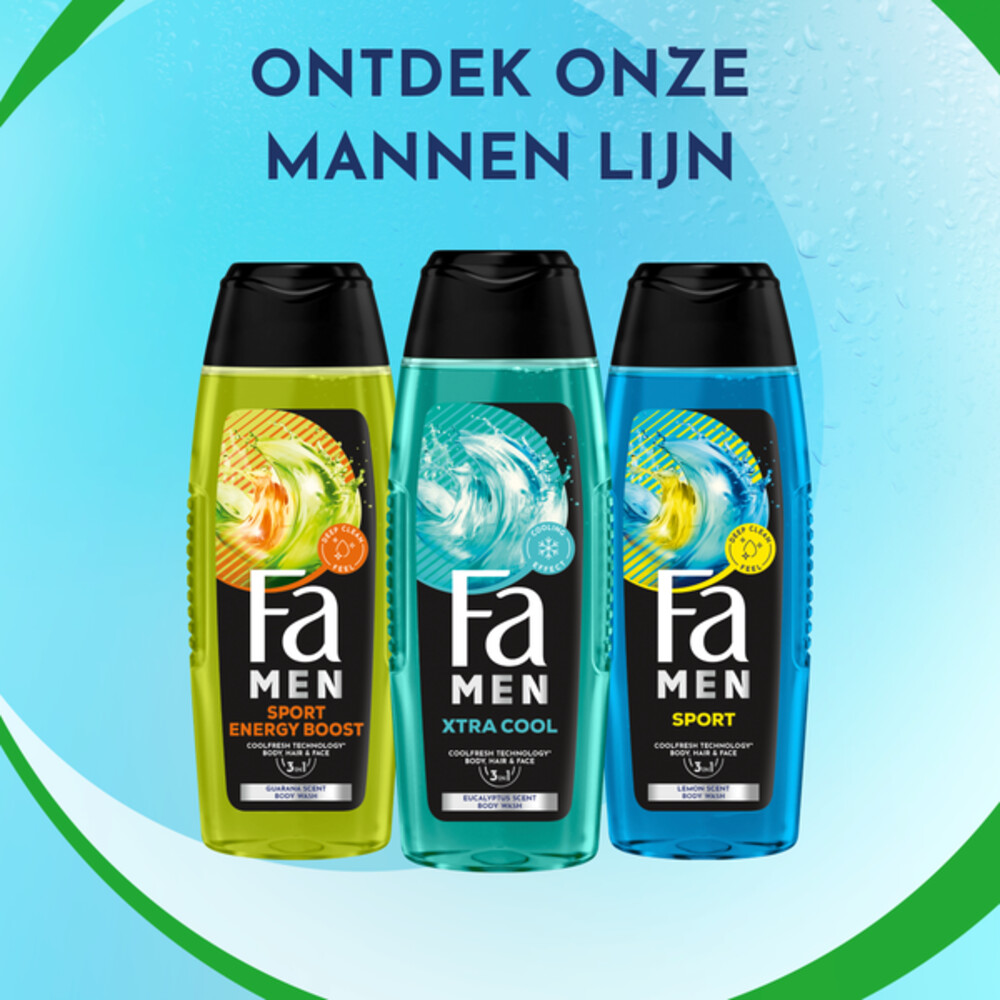 Fa Men 3in1 Douchegel Xtra Cool (250 ml) - image 5