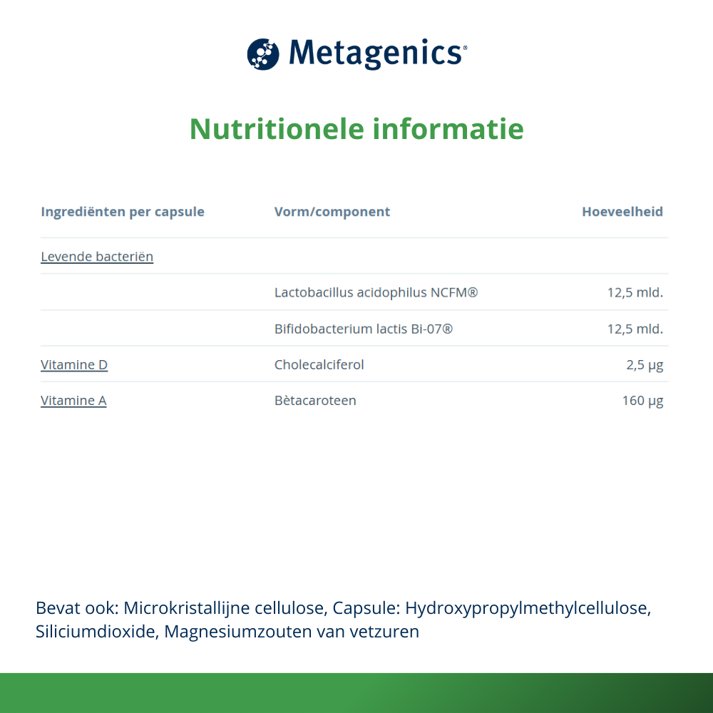 Metagenics Bactiol Plus NF (15 capsules) - image 2