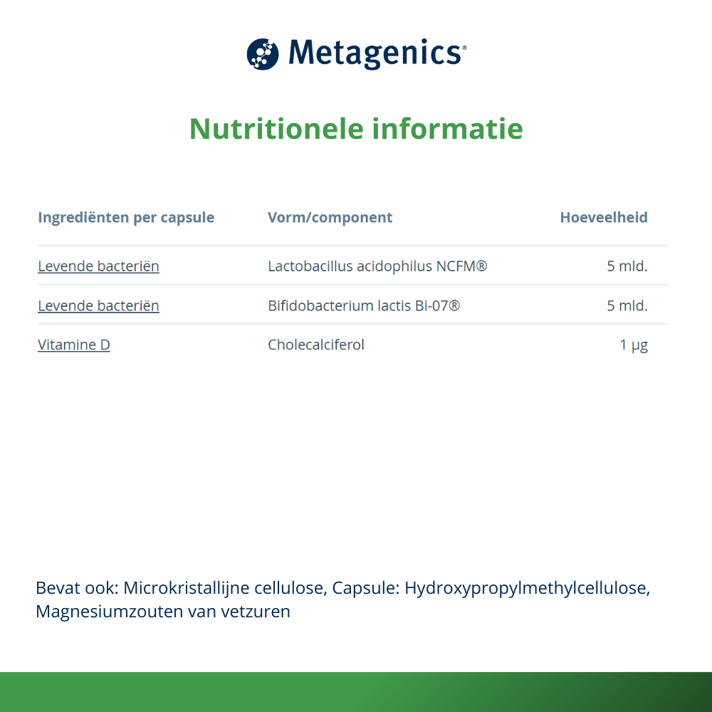 Metagenics Bactiol Junior (60 capsules)