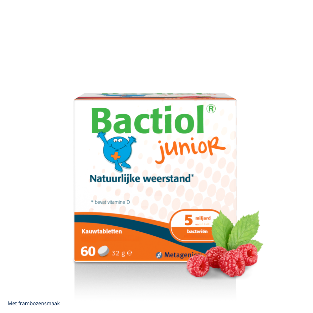 Metagenics Bactiol Junior Chew (60 kauwtabletten)