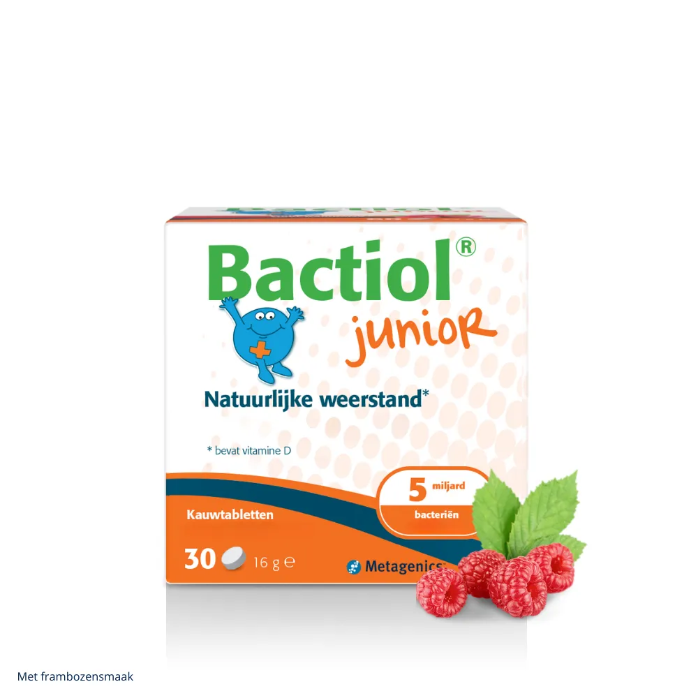 Metagenics Bactiol Junior Chew (30 kauwtabletten)