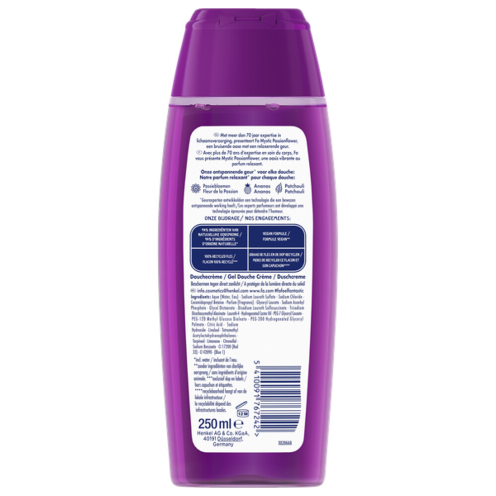 Fa Douchecrème Relaxing Mystic Passionflower (250 ml)