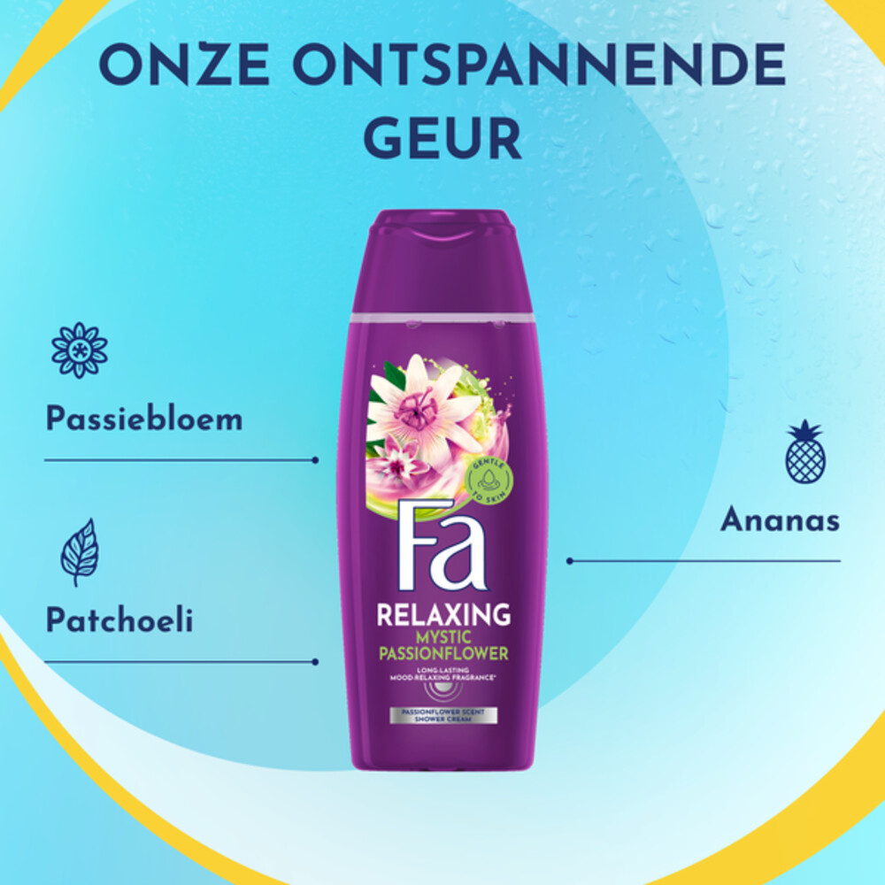 Fa Douchecrème Relaxing Mystic Passionflower (250 ml) - image 4