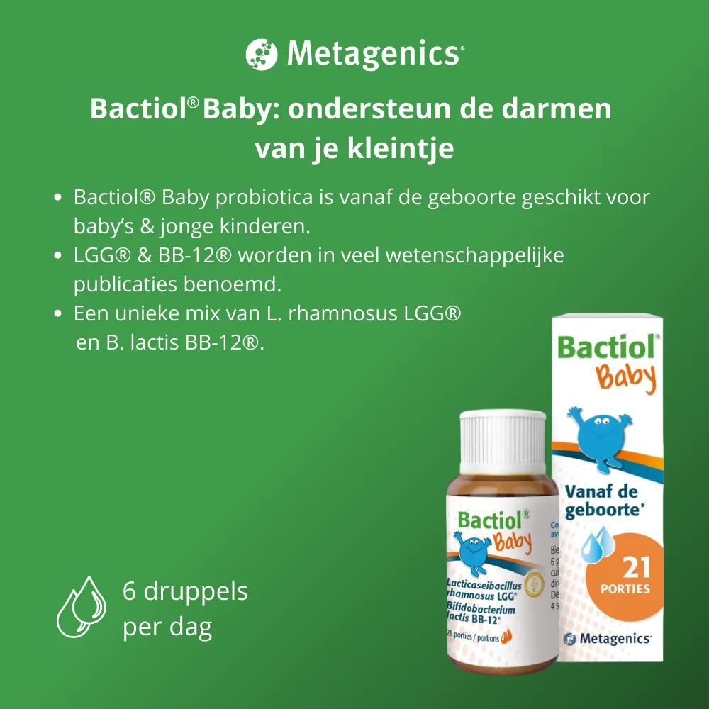 Metagenics Bactiol Baby Nf (1 stuk)