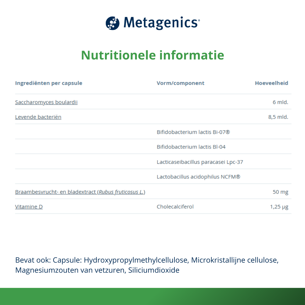 Metagenics Bactiol Duo Nf (60 capsules) - image 3