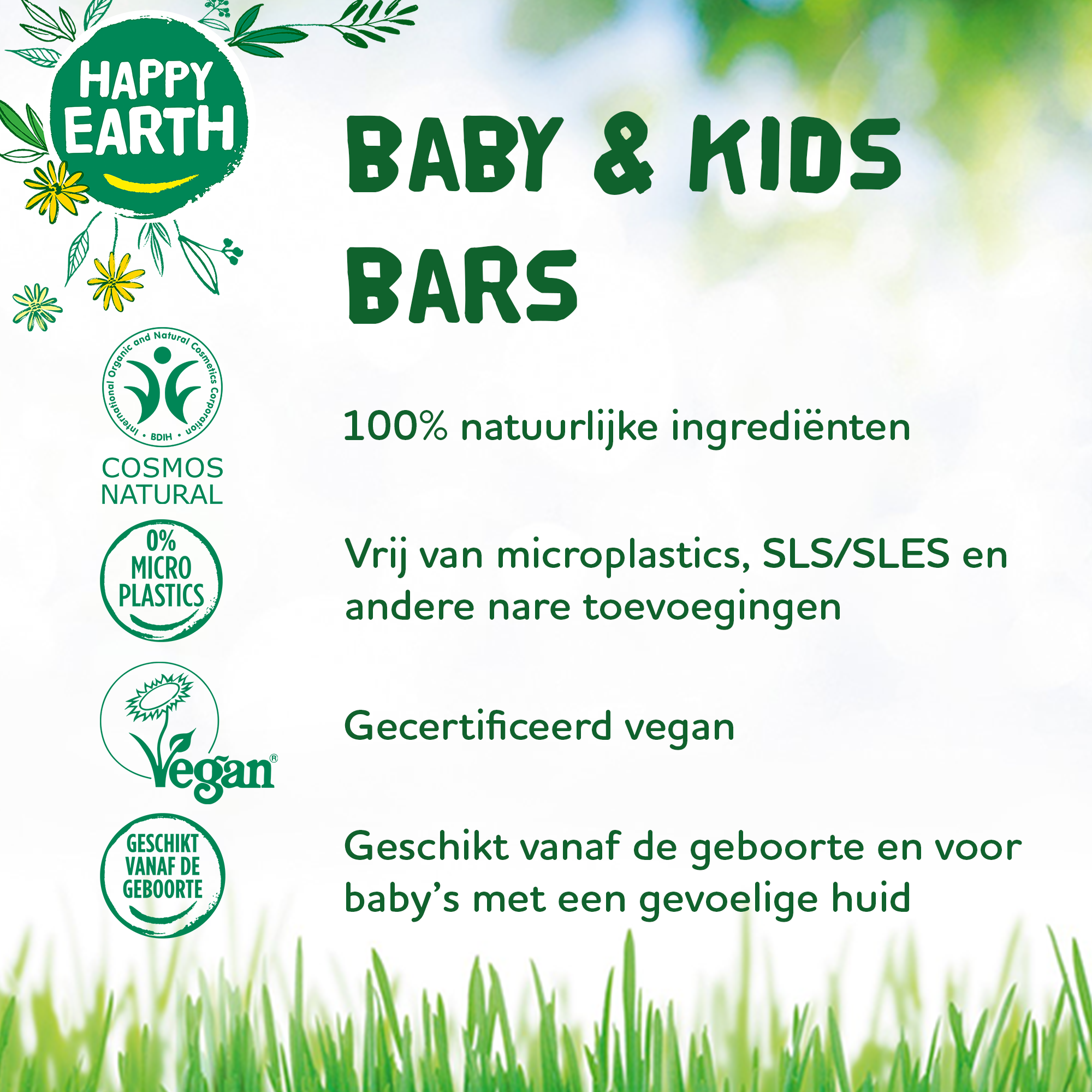 Happy Earth Shampoobar voor baby & kids (50 gr) - image 4