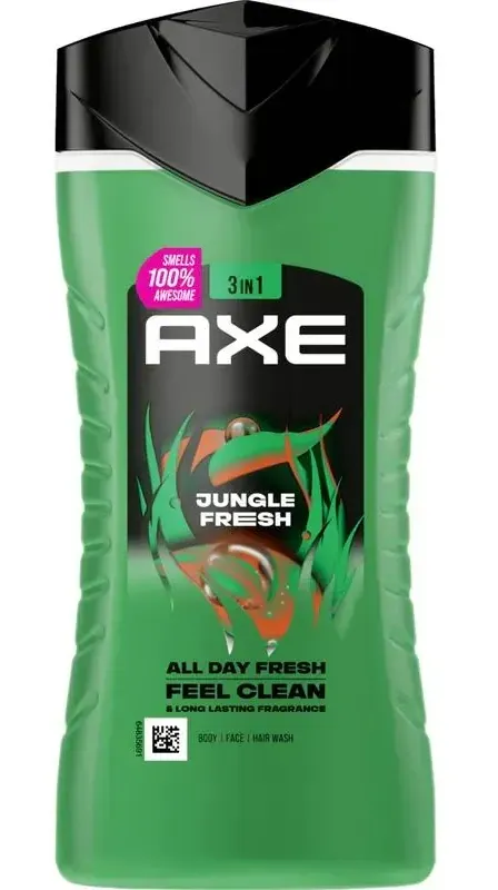 Axe Showergel jungle fresh (250 ml)