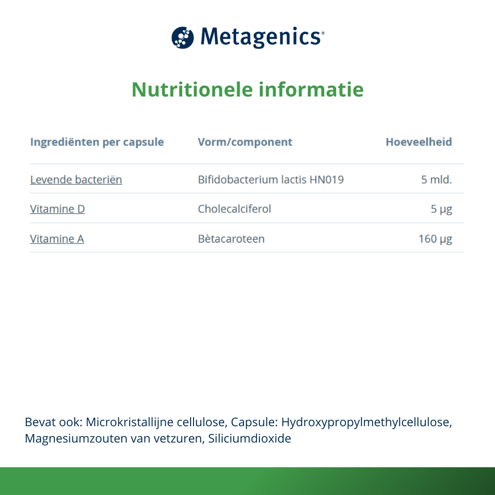 Metagenics Bactiol Easy (120 capsules)