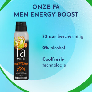 Fa Men deodorant spray sport double power boost (150 ml) - image 2