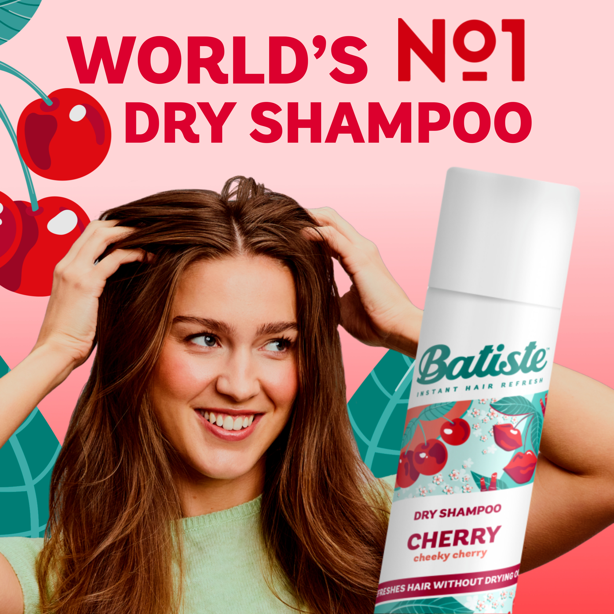 Batiste Dry shampoo cherry (200 ml)