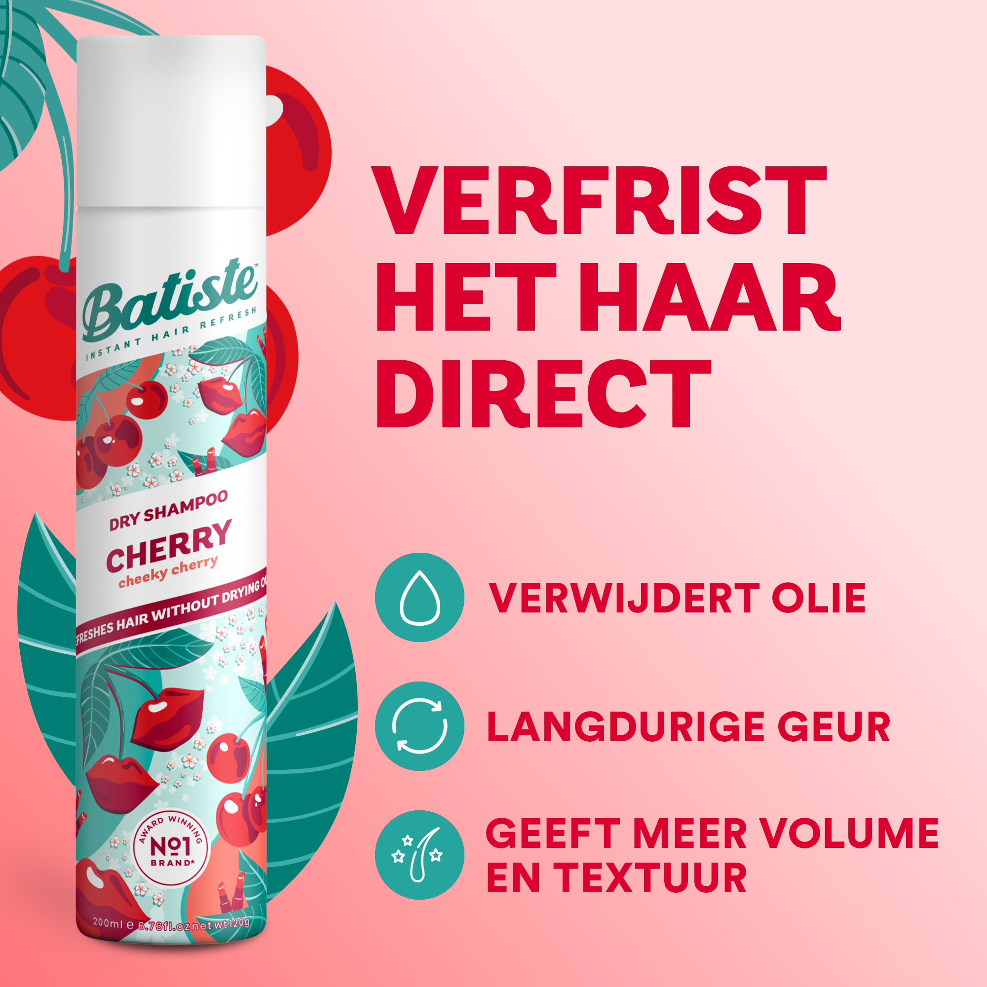 Batiste Dry shampoo cherry (200 ml) - image 4