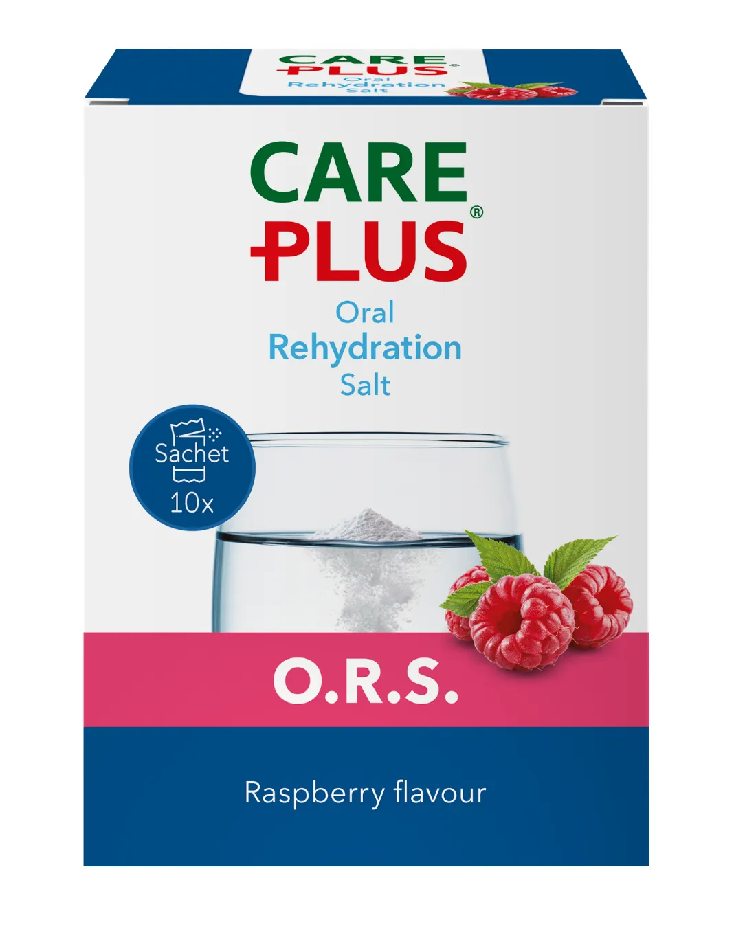 Care Plus O.R.S. Framboos Kind (10 stuks)