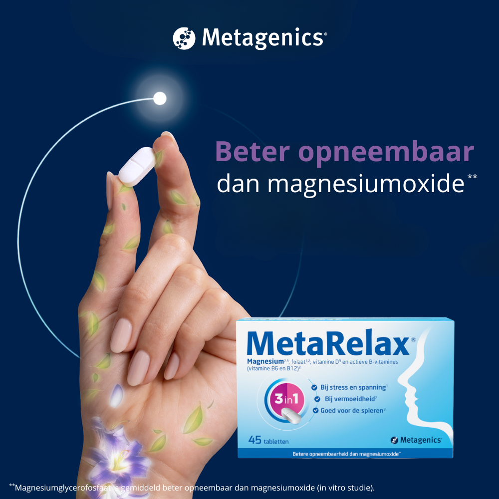 Metagenics MetaRelax Magnesium (45 tabletten) - image 5