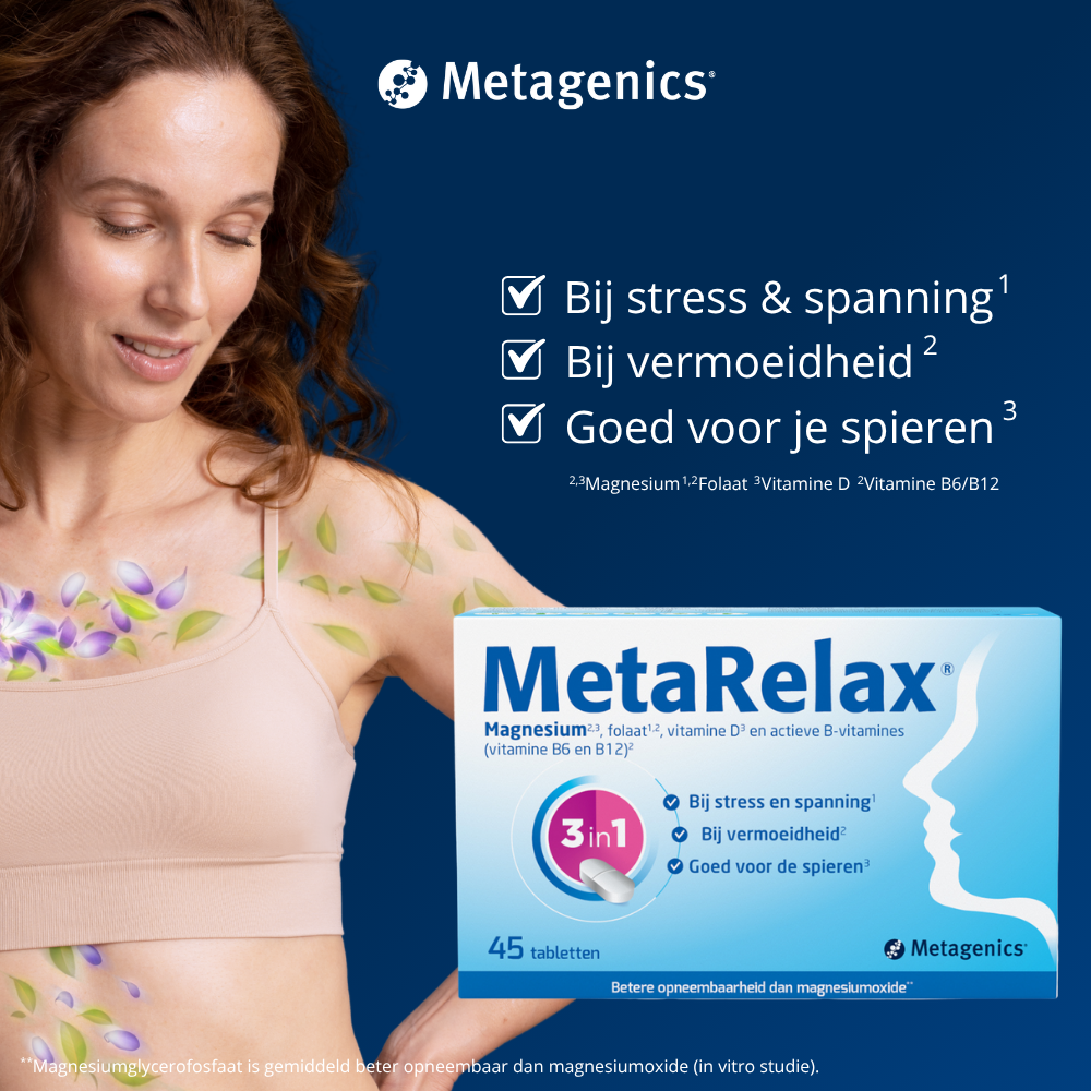 Metagenics MetaRelax Magnesium (45 tabletten) - image 6