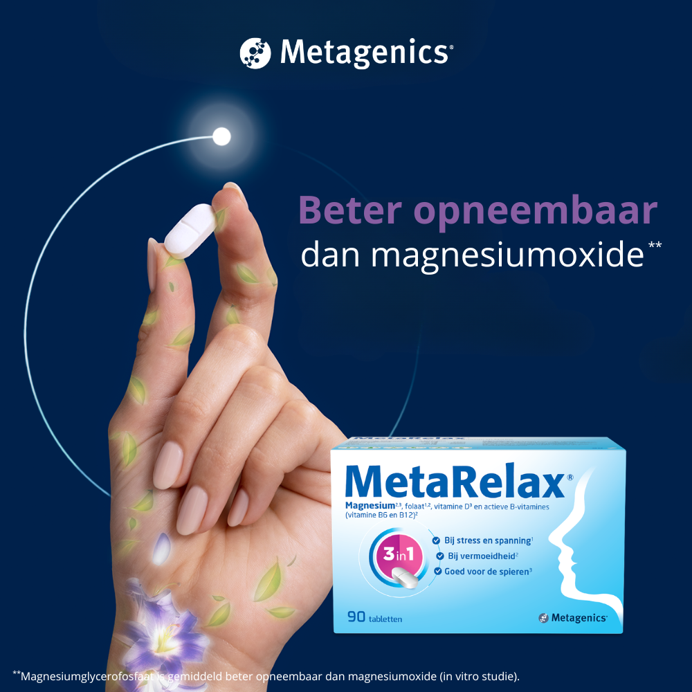 Metagenics MetaRelax Magnesium (90 tabletten) - image 5