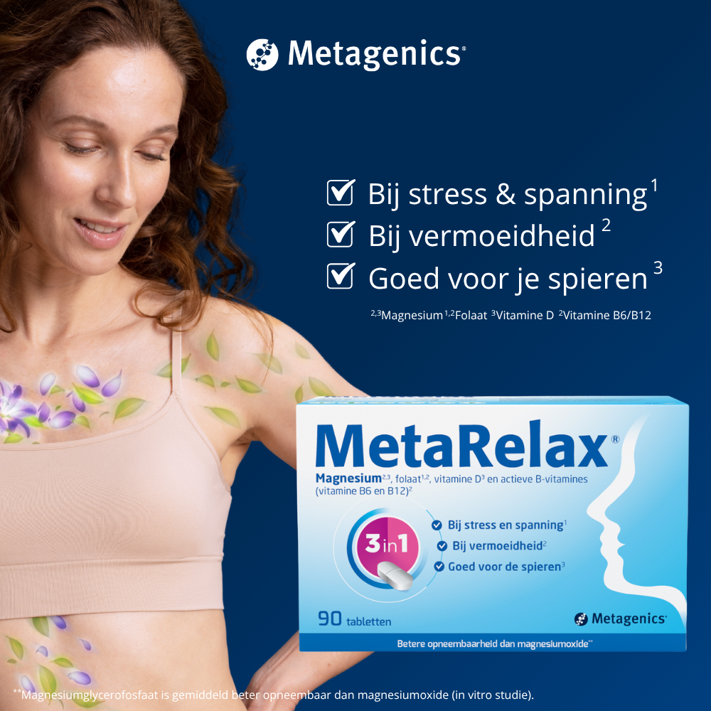 Metagenics MetaRelax Magnesium (90 tabletten) - image 6