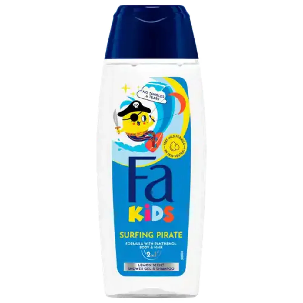 Fa Kids douche & shampoo piraat (250 ml)