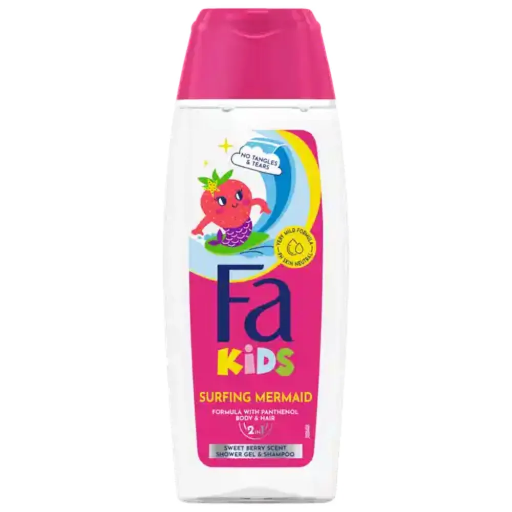 Fa Kids douche & shampoo mermaid (250 ml)