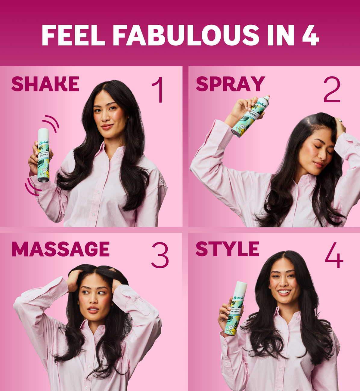 Batiste Droogshampoo blush (200 ml) - image 2