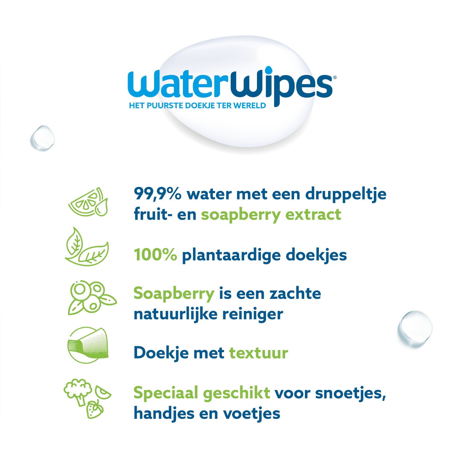 WaterWipes Snoetendoekjes 9-pak (540 stuks) - image 2
