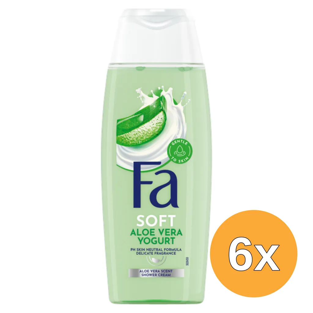 6x Fa Douchegel Aloe Vera Yoghurt (250 ml)