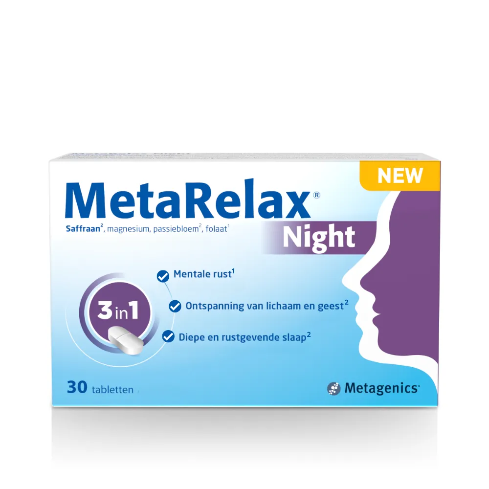 Metagenics MetaRelax Night (30 tabletten)