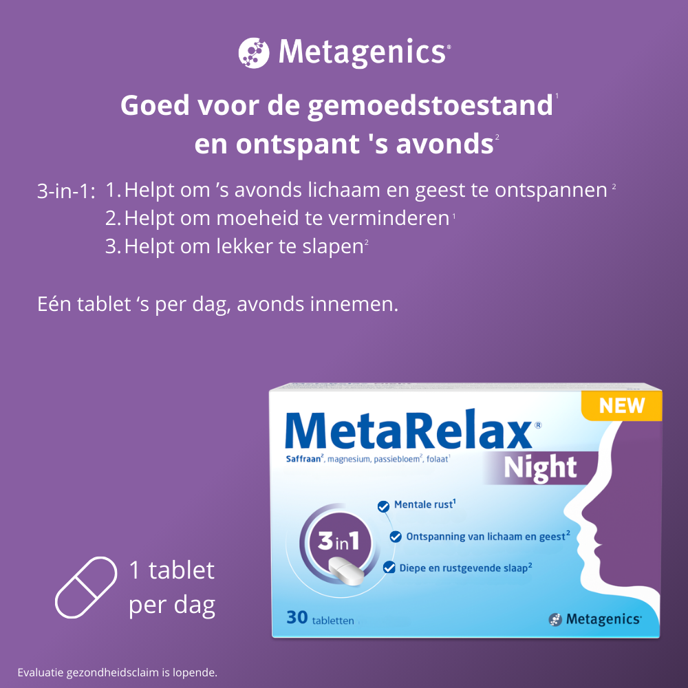 Metagenics MetaRelax Night (30 tabletten) - image 4