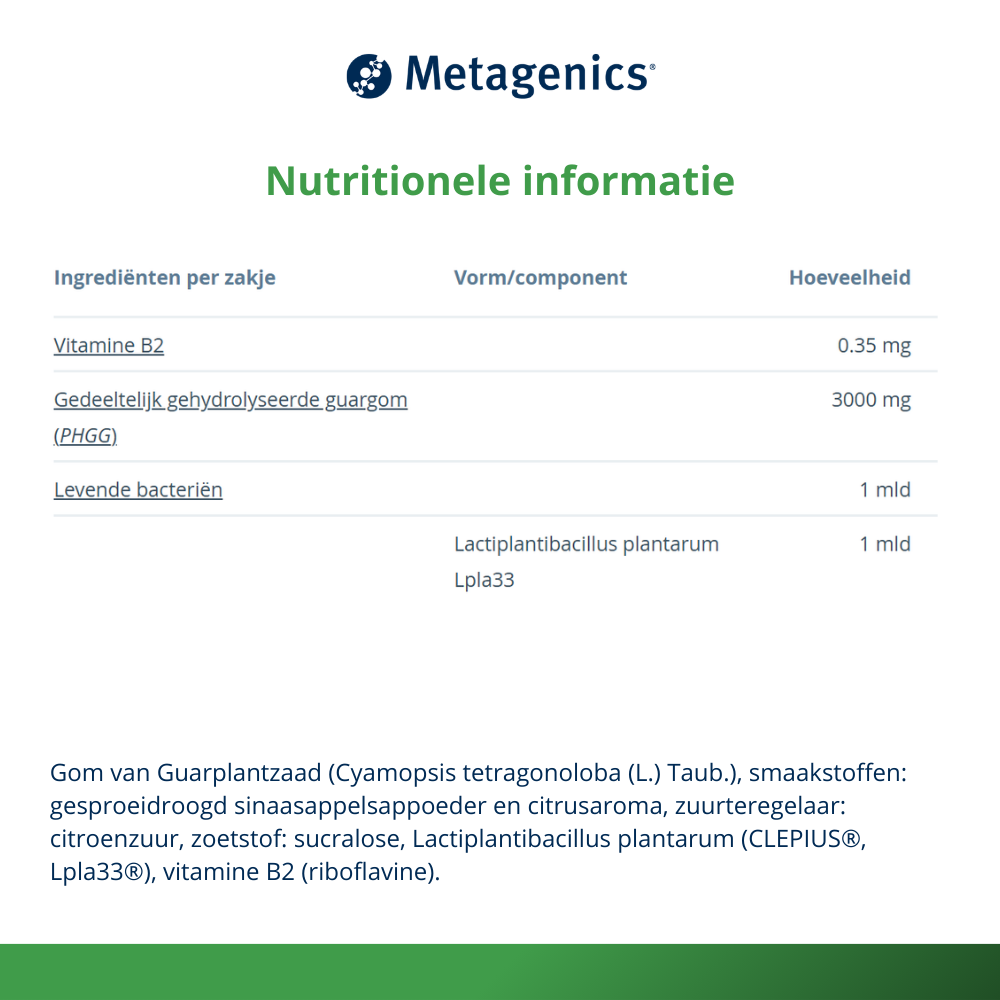 Metagenics Bactiol® Easy Fiber 28Z (28 zakjes)