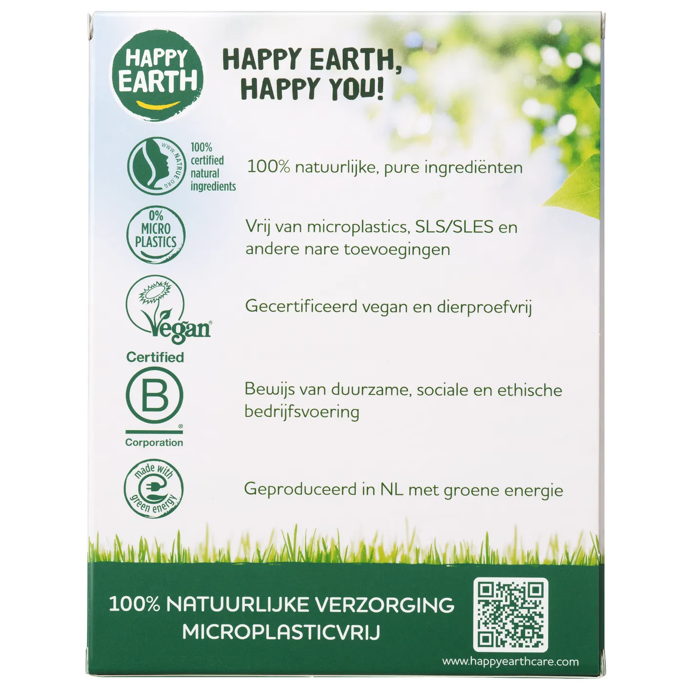 Happy Earth Giftset Cedar Lime Showergel & Lavender Ylang Handsoap (1 stuk)