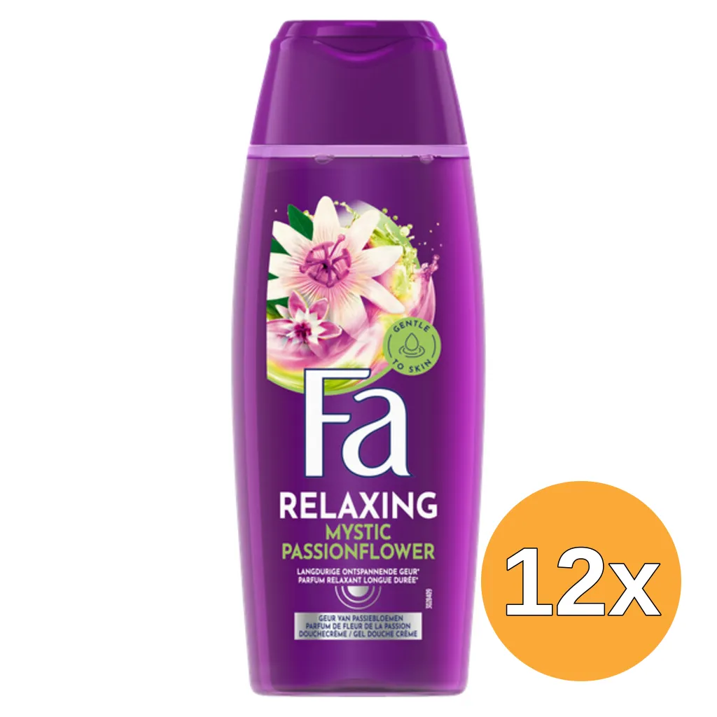 12x Fa Douchecrème Relaxing Mystic Passionflower (250 ml)