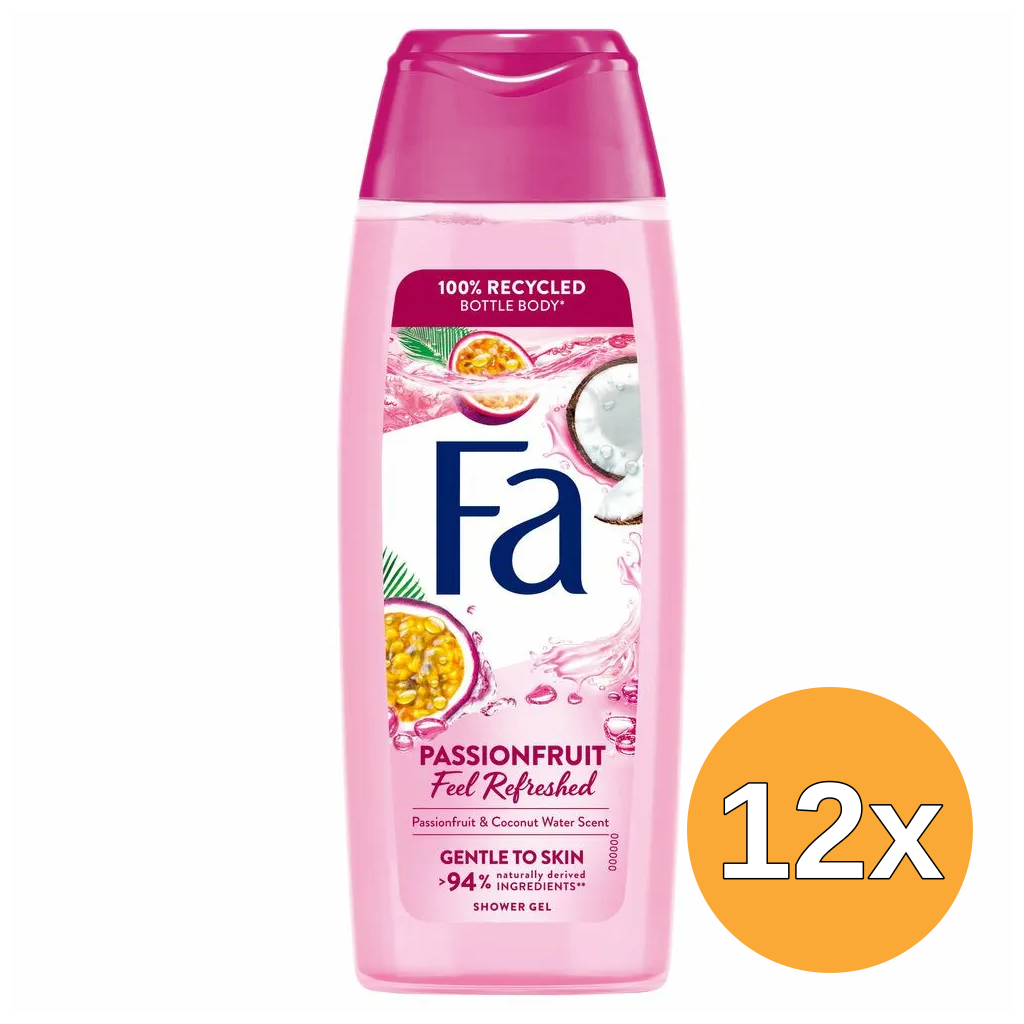12x Fa Showergel Passionfruit Pools (250 ml)
