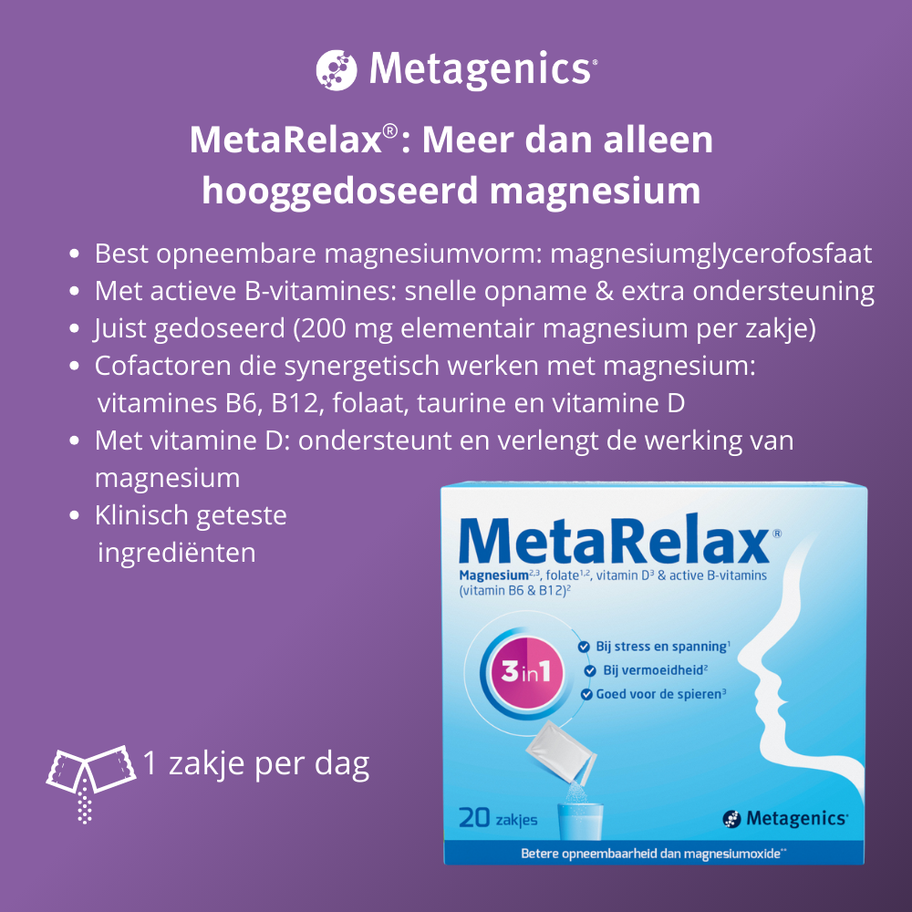 Metagenics MetaRelax® (20 zakjes) - image 4