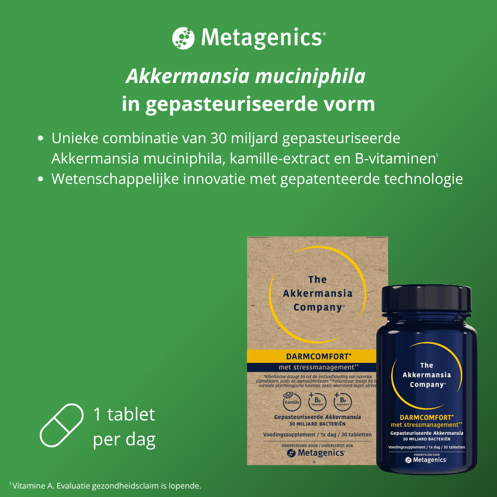 Metagenics Akkermansia Darmcomfort NFD (30 tabletten) - image 4