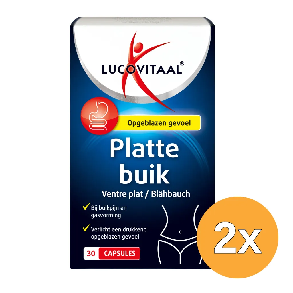 2x Lucovitaal Strakke Buik (30 capsules)