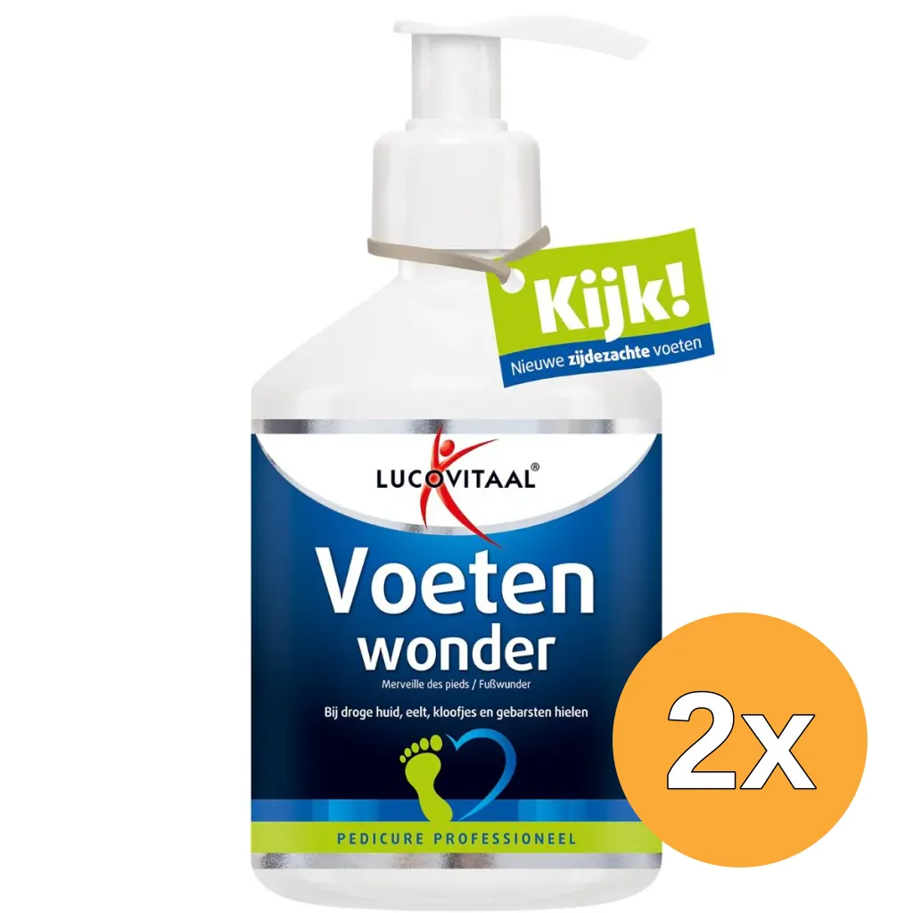 2x Lucovitaal Voetenwonder Zalf (300 ml)