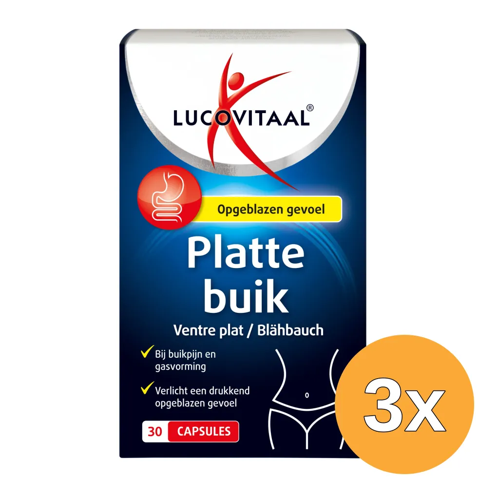 3x Lucovitaal Strakke Buik (30 capsules)