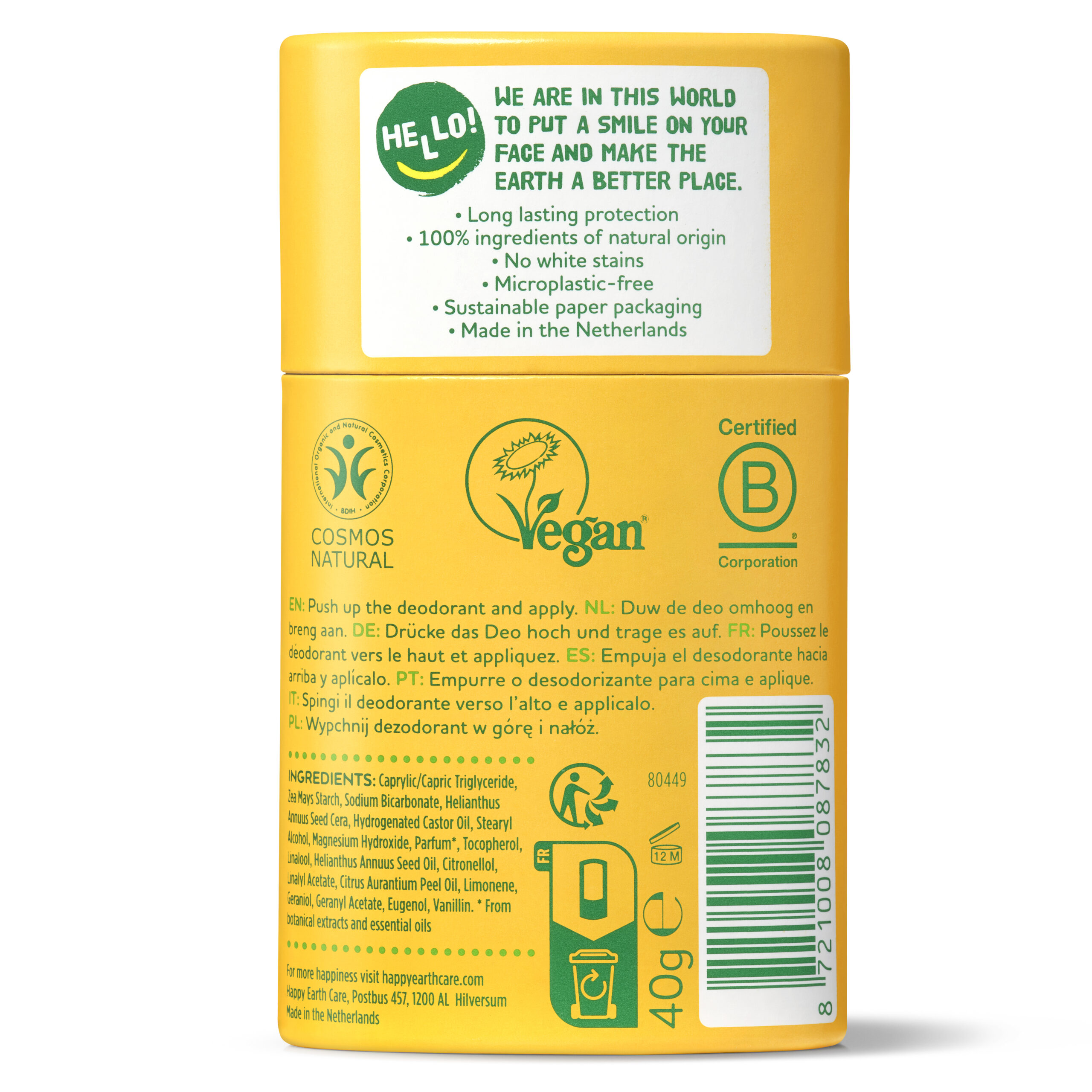 Happy Earth Deostick Jasmine ho wood (40 gr)