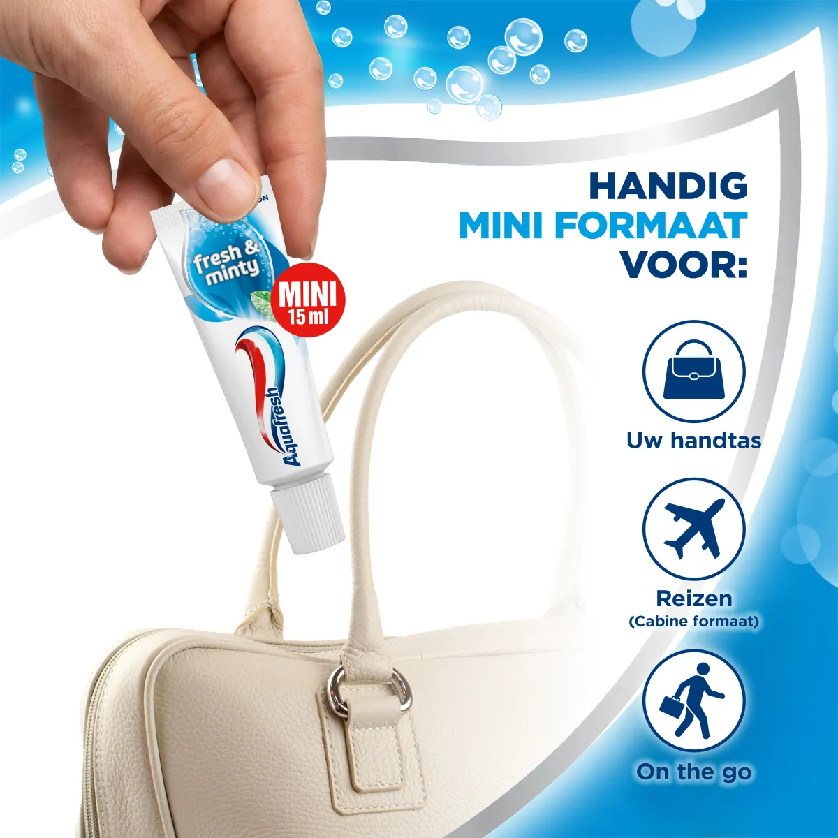 Aquafresh Fresh & Minty Mini Tandpasta (15 ml)