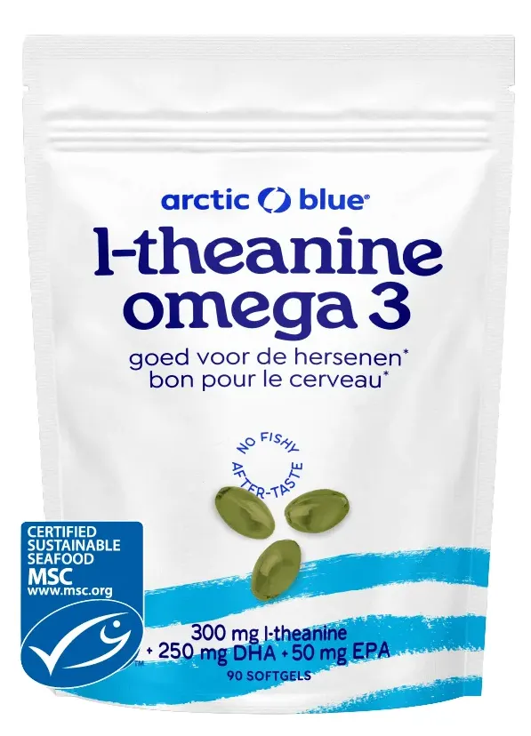 Arctic Blue L-theanine Omega 3 Softgels (90 capsules)
