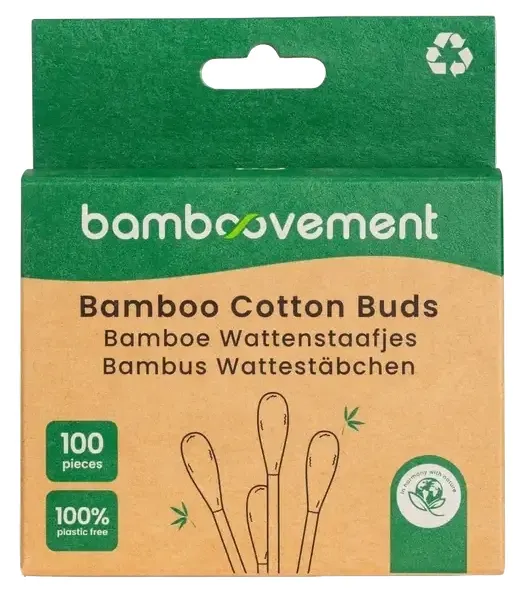 Bamboovement Bamboe Wattenstaafjes (100 stuks)