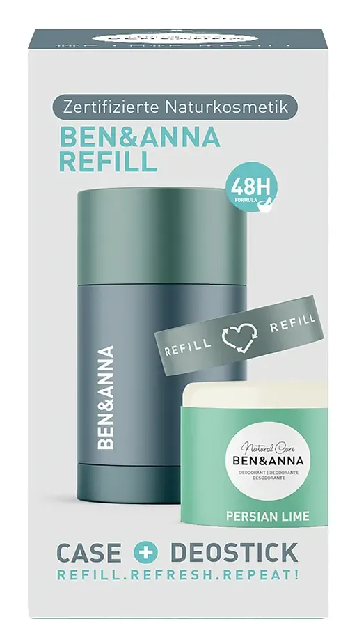 Ben&anna Ben & Anna Persian Lime Case + Deostick Refill (40 gr)