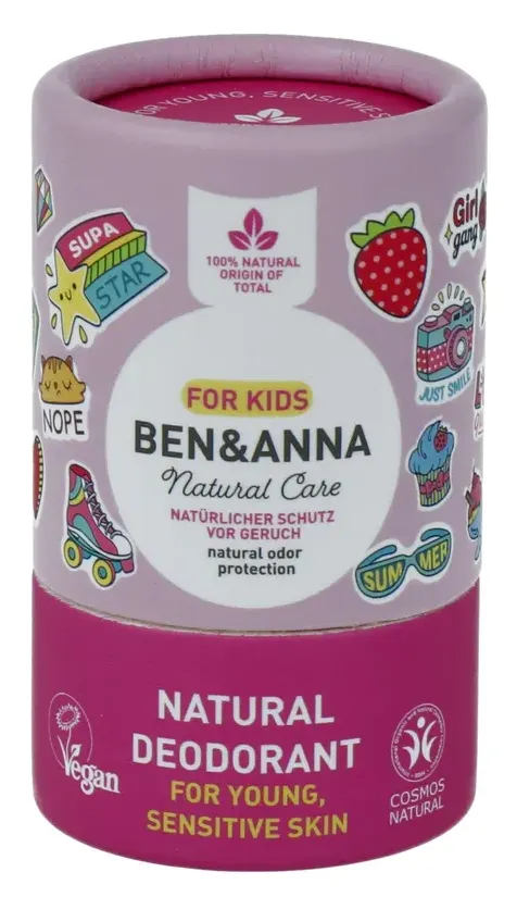 Ben&anna Ben & Anna Natural Deodorant Kids Pink (25 gr)